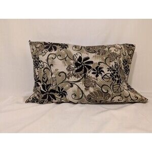 Tan Poly-Cotton Pillowcase w/ Monsteras, Plumeria, and Lehua | Handmade